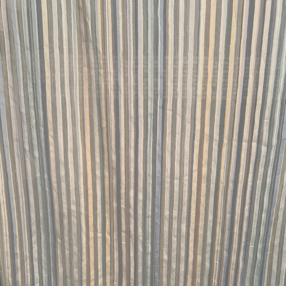 Striped Home Accent Curtain